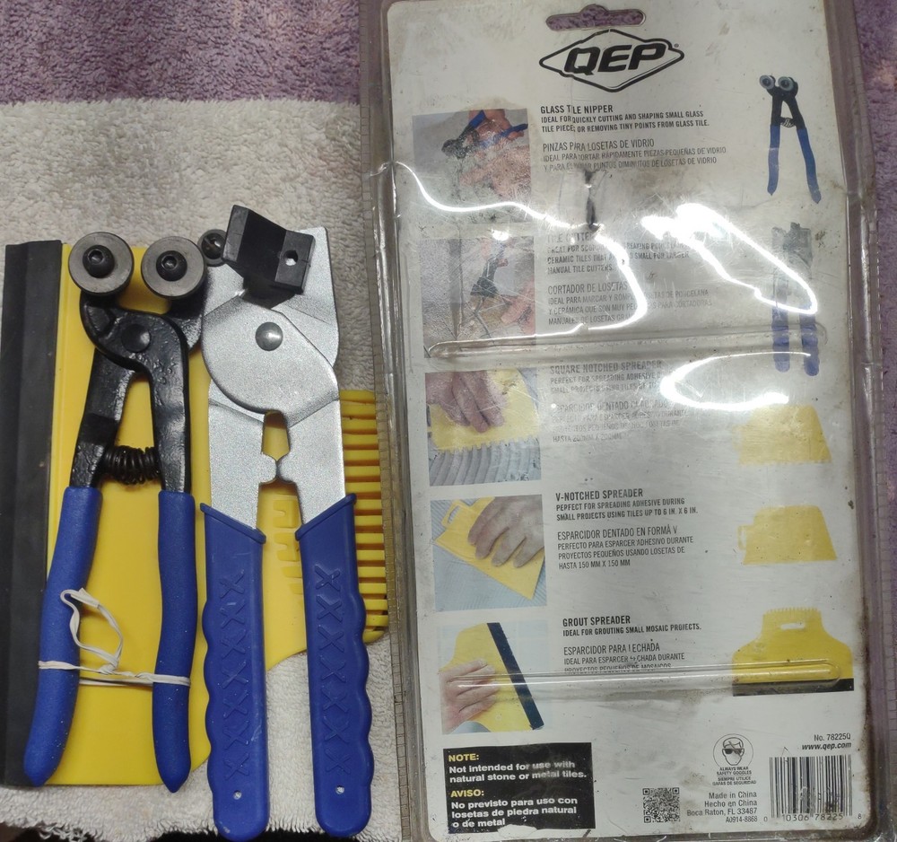 Mosaic Tile Nipper and Cutter Tool Set Never Used