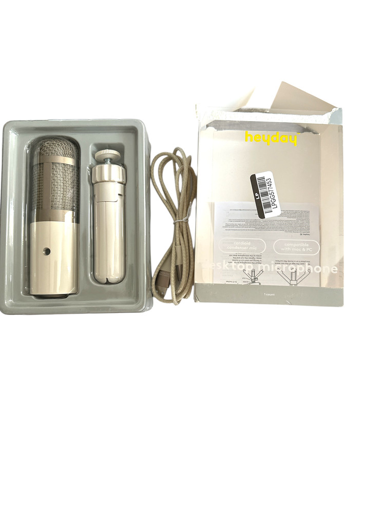 heyday Desktop Microphone - Stone White