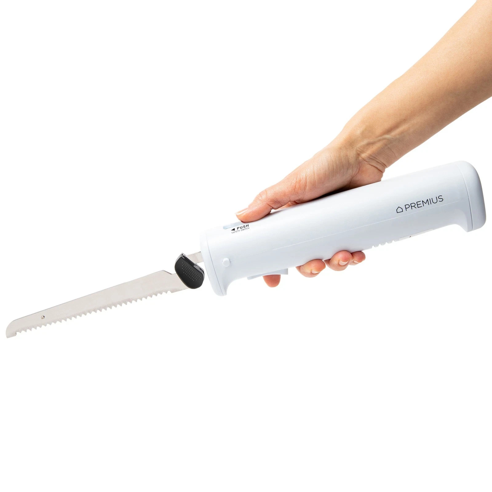 Premius Professional Rechargeable Cordless Electric Knife Model Ek-02223 White