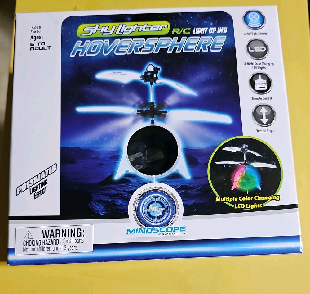 Mindscope Sky Lighter R/C Light Up UFO Hoversphere
