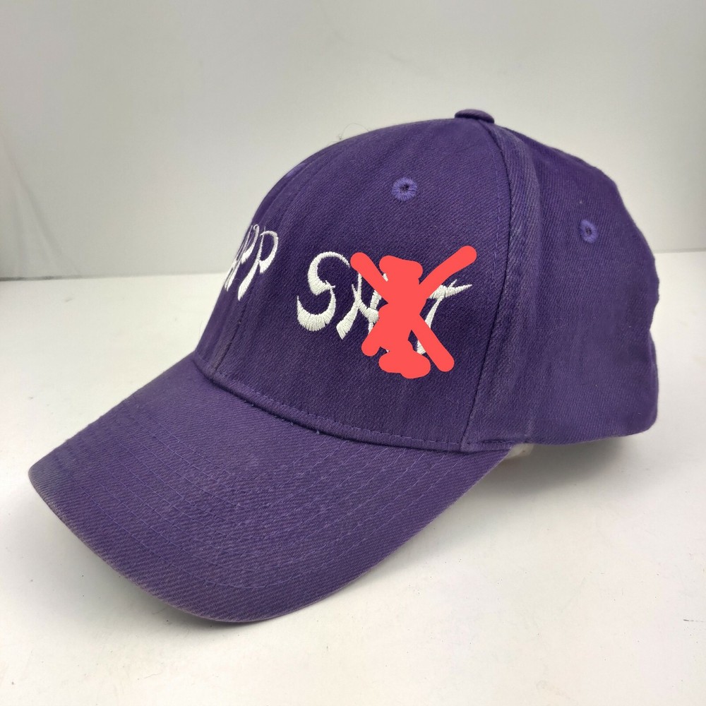 Trapp Sh*t Real Fit Fitted Hat Cap Purple