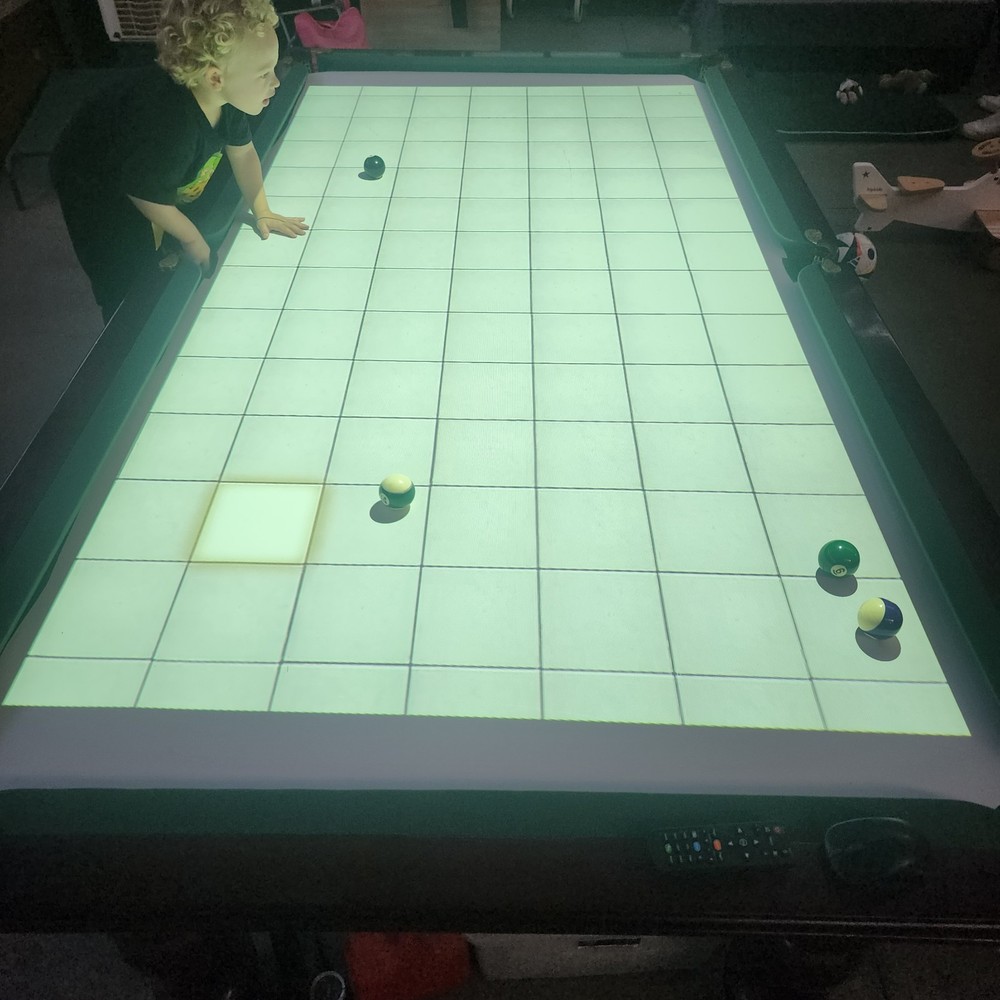 Joy Ipool Ar Pool Table 🎱 Projector Interactive Billiard All In One 7-9 Ft Felt