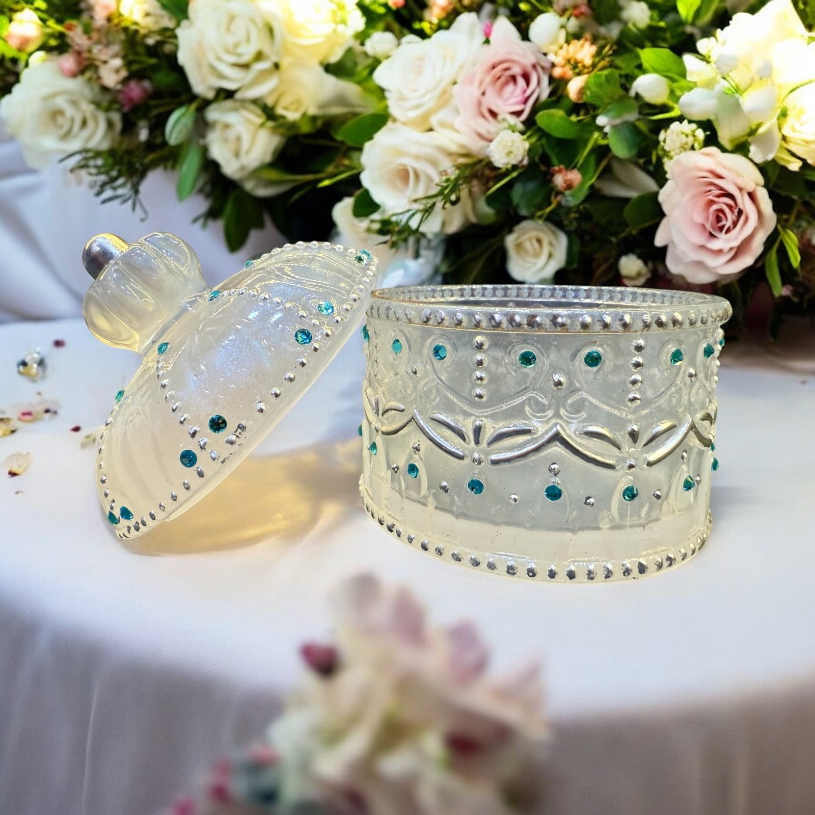 Handmade Filigree Jar Mold For Resin