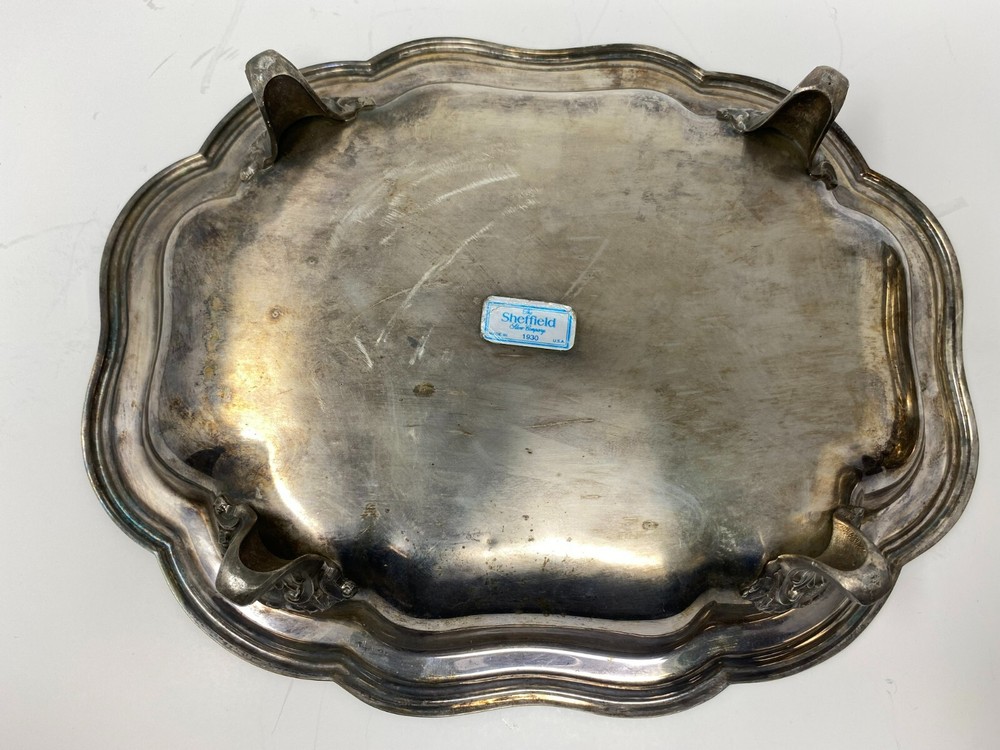Sheffield Entree Dish with Lid from 1930s
