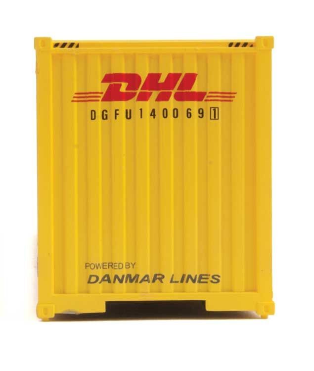 Walthers 40' Hi-Cube Corrugated-Side Container - DHL HO Scale