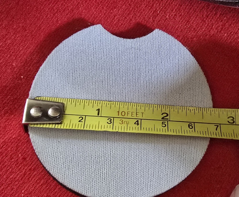 110 PCS Sublimation Blank Car Coasters, 2.75 in Circular Blanks