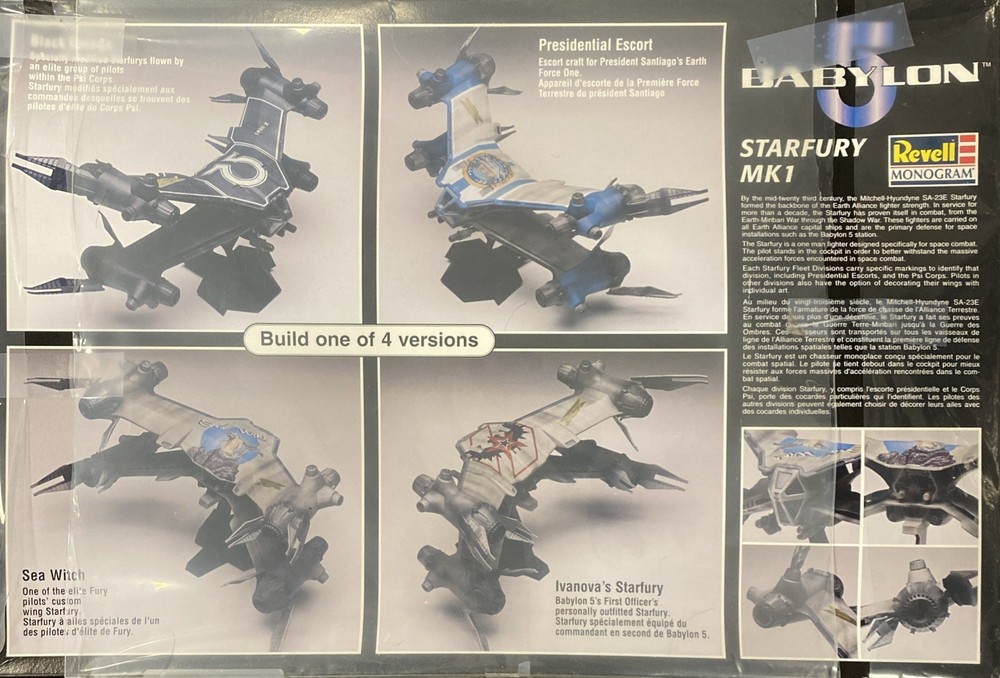 Revell Monogram Babylon 5 Starfury MK 1 Model Kit