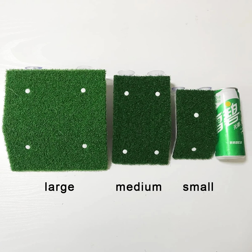 Lawn Turtle Basking Platform Turtle Resting Basking Platform, Simulation Gras...