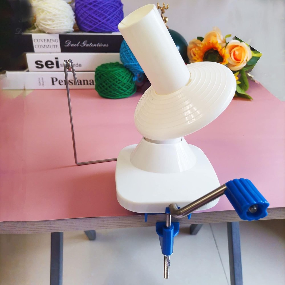 Yarn Ball Winder Hand Operated Winding Wool Machine String Ball...