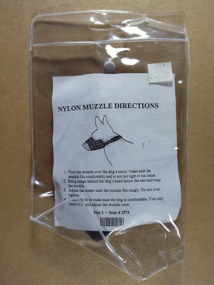 Nylon Dog Muzzle Size 2