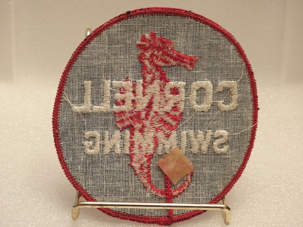 Cornell Swimming vintage patch