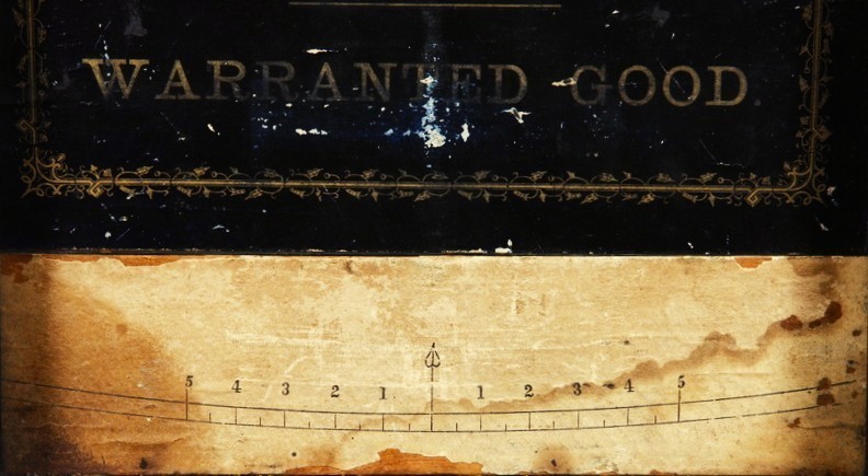 Seth Thomas 1865 Paper Beat Scale for #1 Regulator Clock