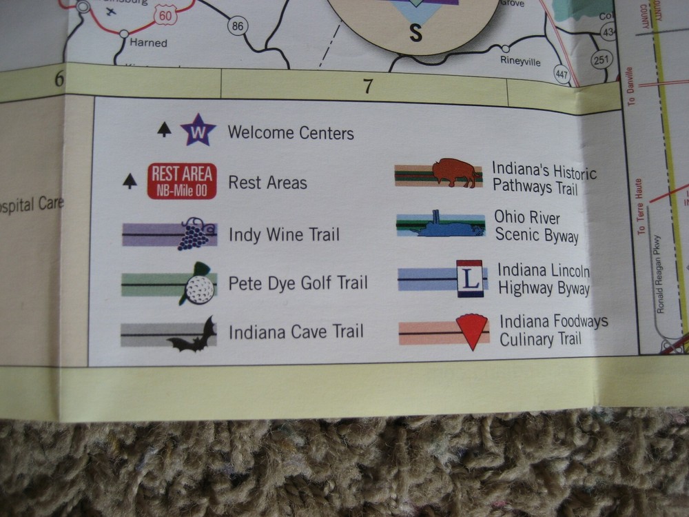 INDIANA, Travel / Road Map, 2012