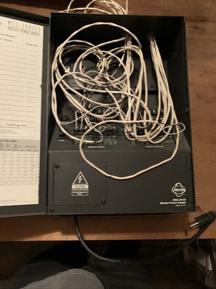 PELCO MASTER POWER SUPPLY MCS16-10 Used Tested & Working