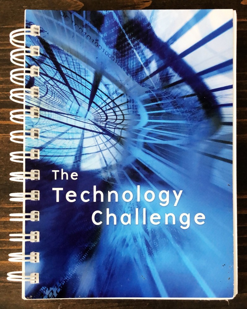 Vintage Blue Kronos Technology Challenge Lined Journal