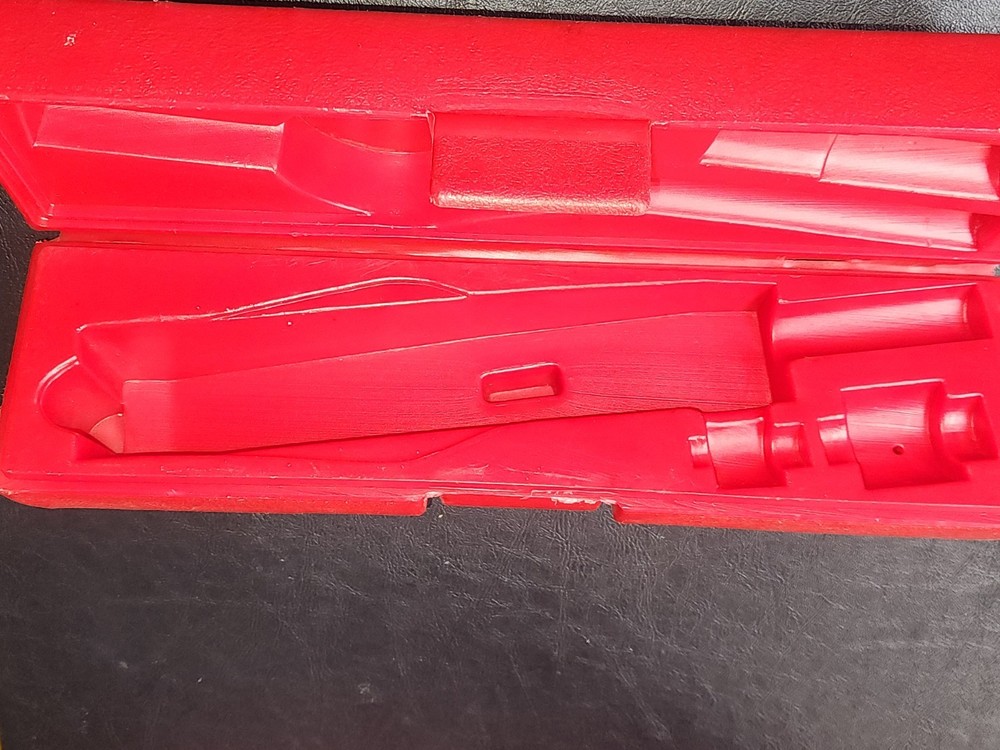 13" Snap On Red Plastic Blo-Mold Case For TORQOMETER LOOK!