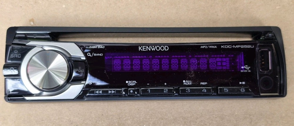 KENWOOD KDC-MP252U REPLACEMENT FACEPLATE