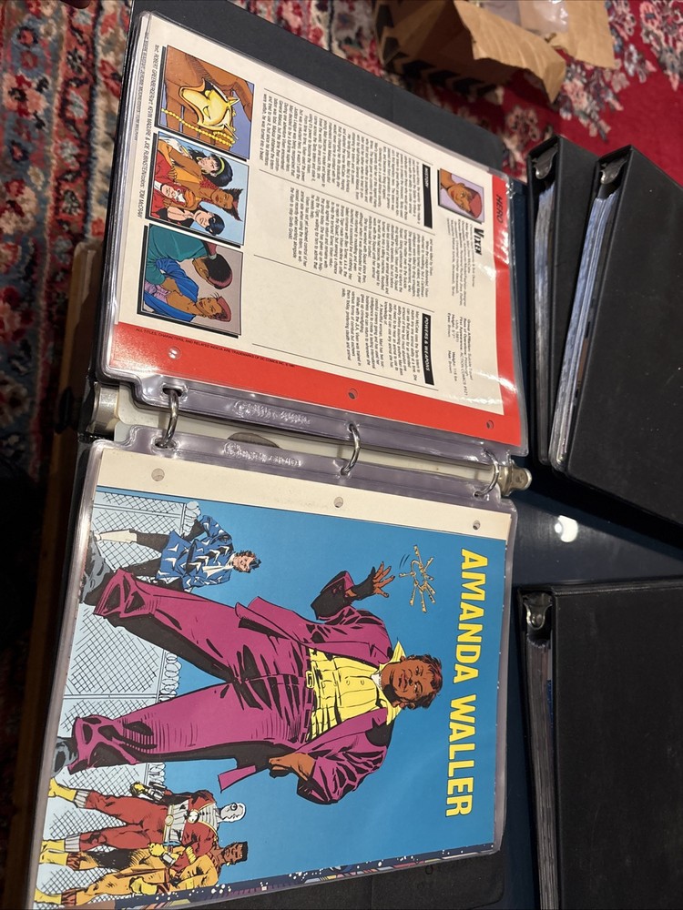 Comic Book Bio Binders