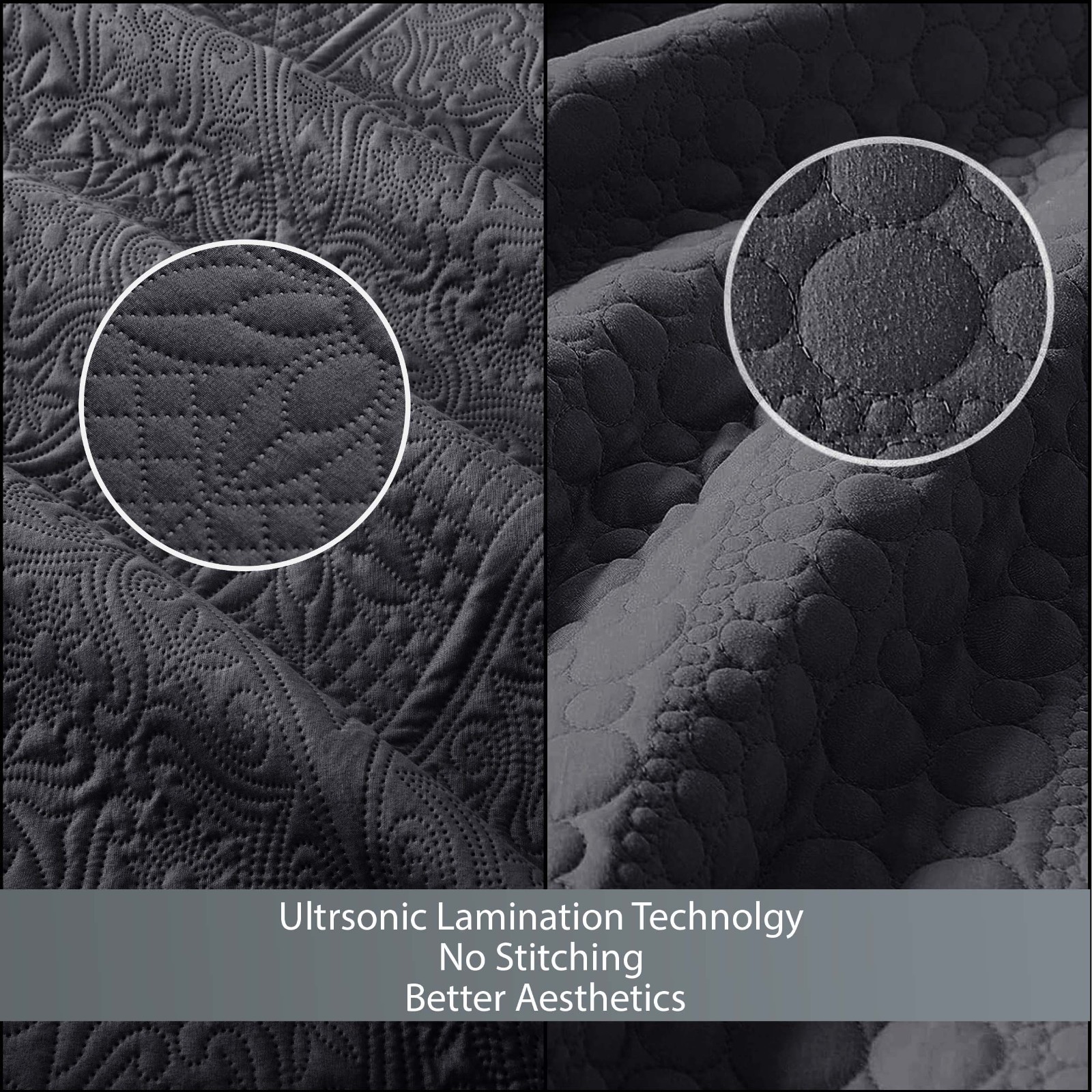 Quilt Coverlet Bedspread Bedding Set with Pillow Shams Full Queen King Bed Throw