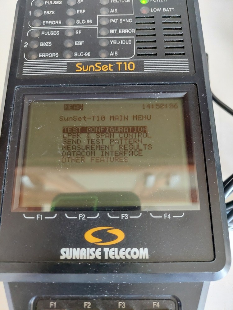 Sunrise Telecom Sunset T10 SS150 Communication Analyzer