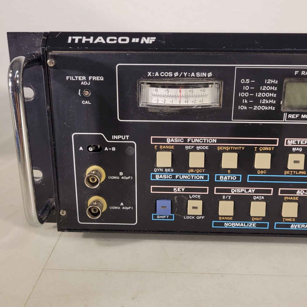 Ithaco 3962A Single Phase Lock-In Amplifier Auto Function Filter Frequency Adj