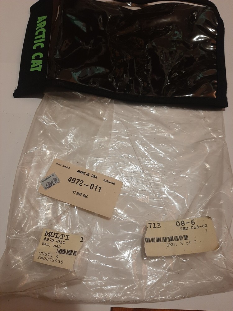 NOS 1997 Arctic Cat Map Bag 4972-011