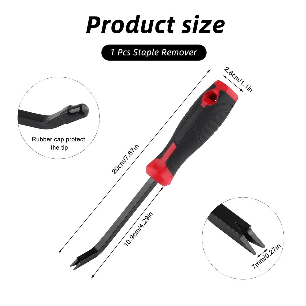Heavy Duty Staple Remover Tool,Upholstery Stapler Puller Lifter, Tack Puller ...