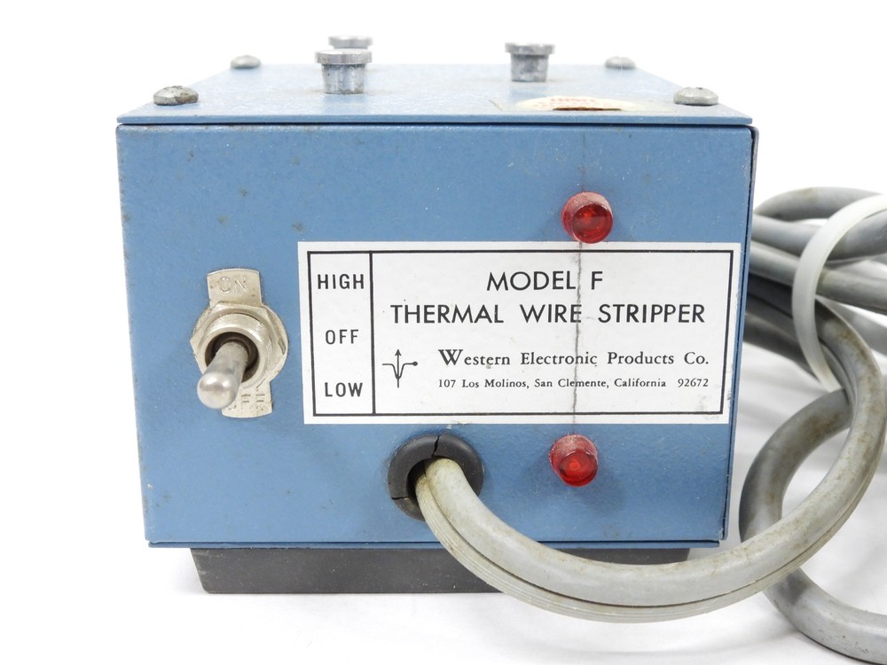 Western Electronics Model F Thermal Wire Stripper (good condition)