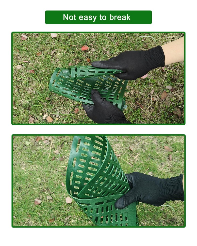Splicable Tree Trunk Bark Protector Guards Breathable Wildlife Protect 8 PCS