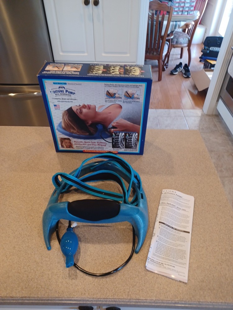 Posture Pump Neck Exerciser Professional Model Original Box USA MADE
