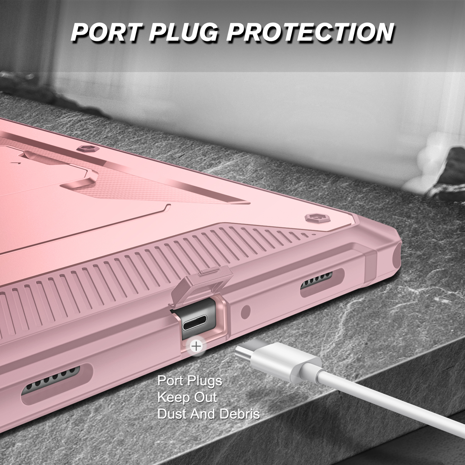 Shockproof Case for Samsung Galaxy Tab A9 Plus 11" (2023) Rugged Kickstand Cover