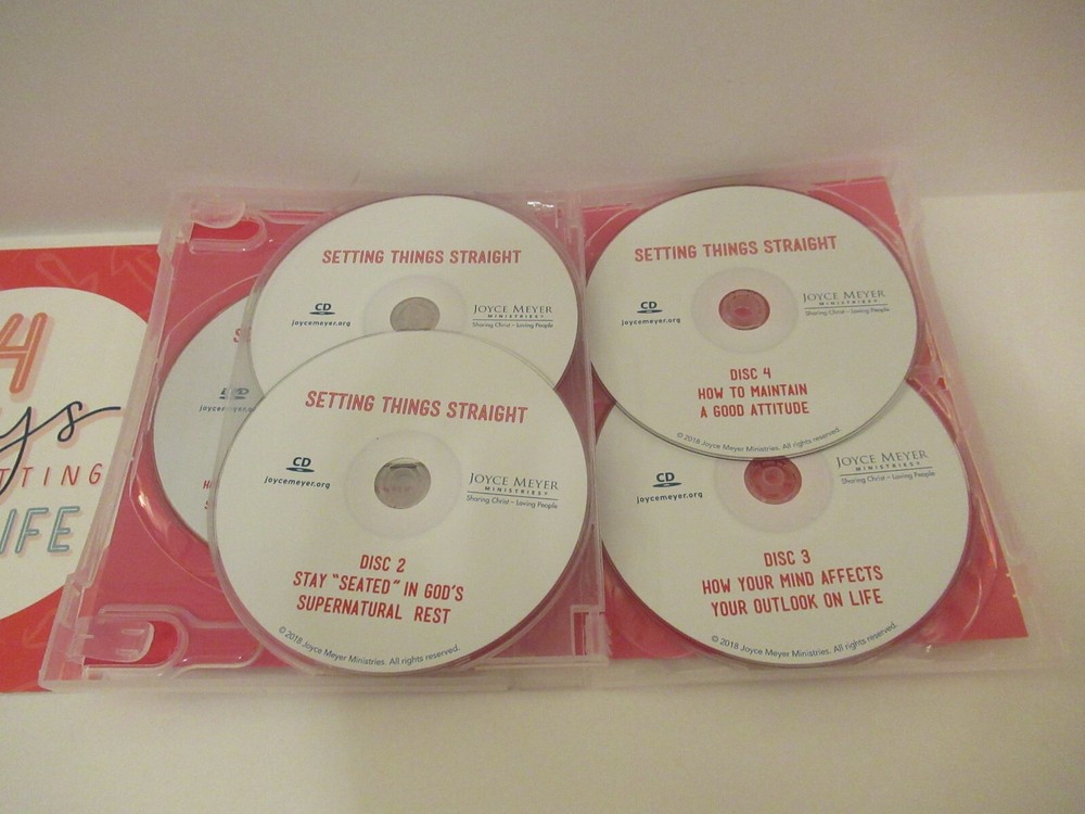 Joyce Meyer - Setting Things Straight (DVD + CD) 5-Disc Set + Booklet