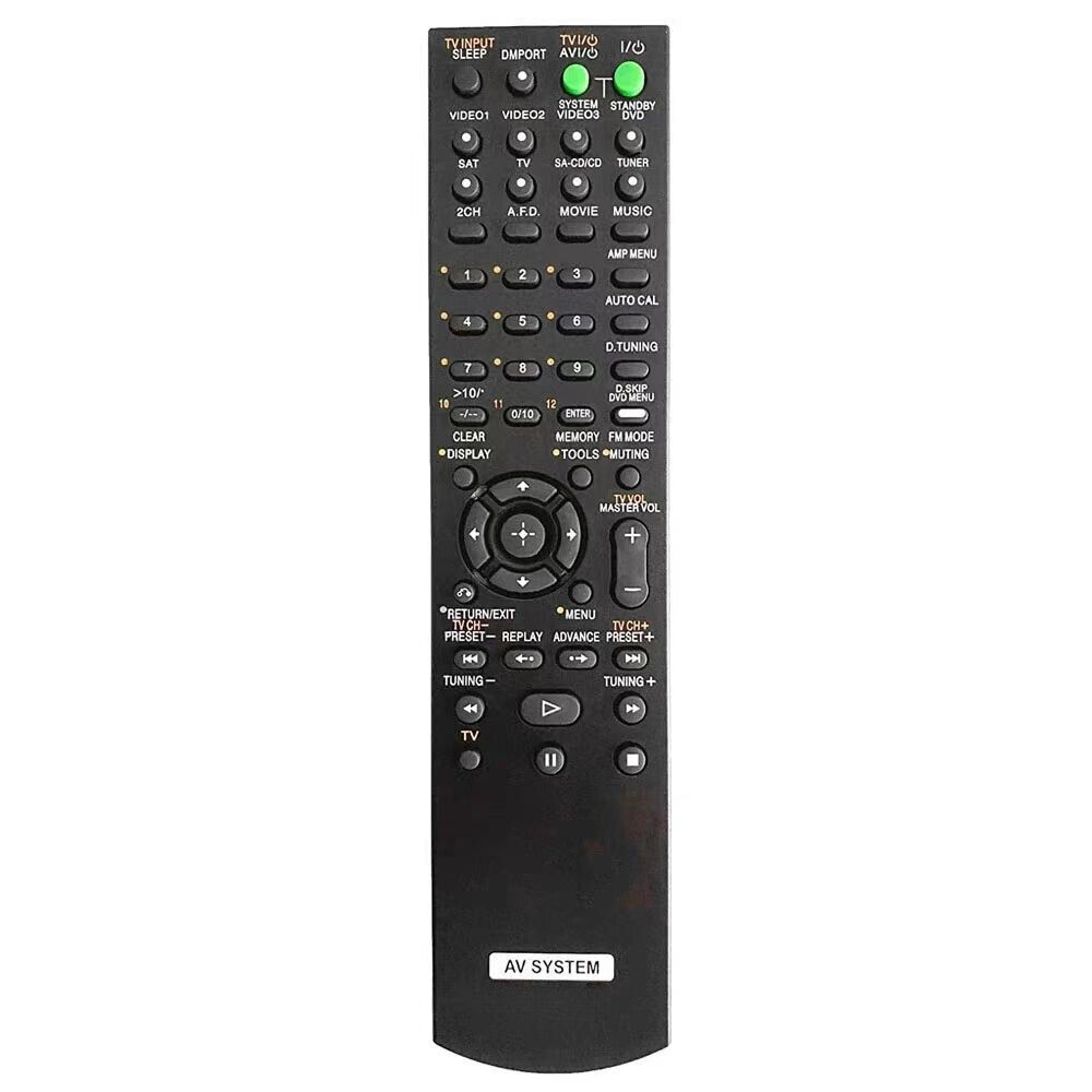 1X Replacement For RM-PP404 STR-DE445 STRDE445 AV System Remote Control