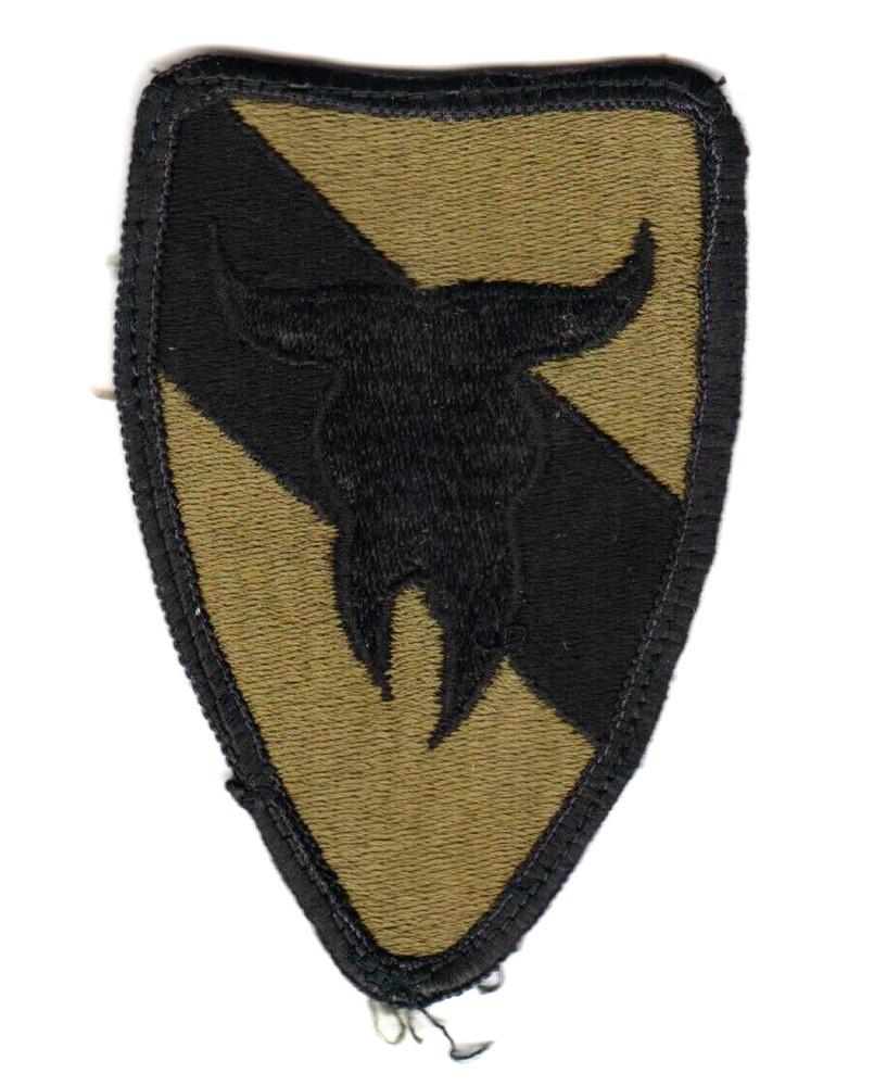 US ARMY 163rd ARMORED BRIGADE Olive/Drab Patch