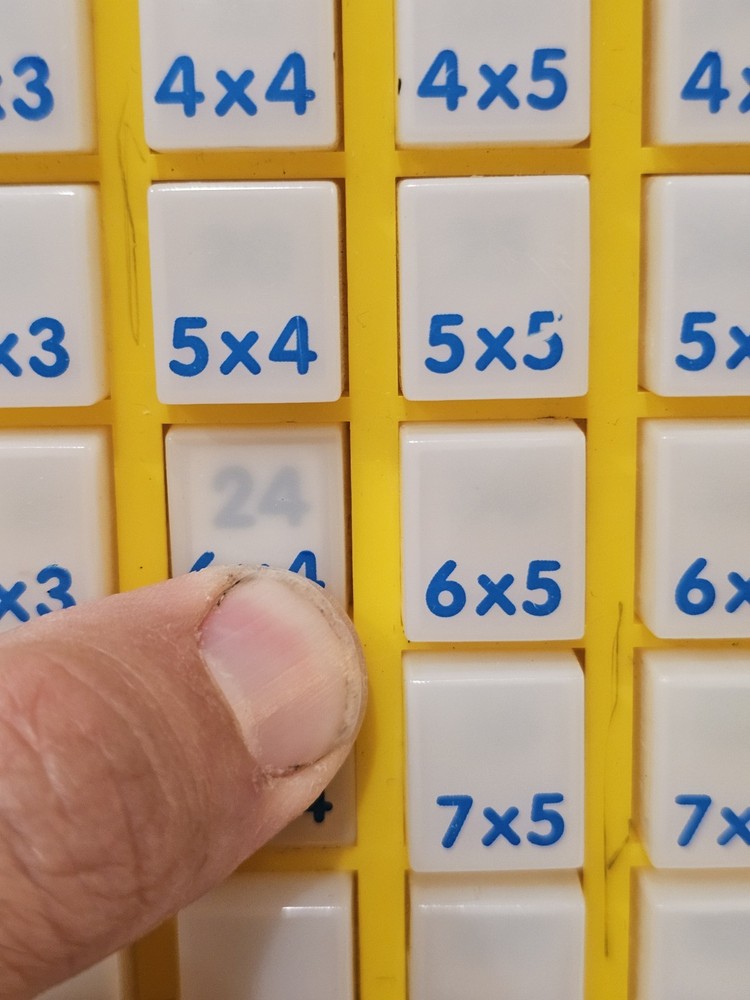 Vintage 1993 Magic Math Multiplication Educational Learning Machine