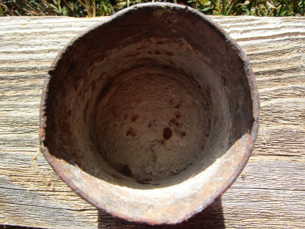 BLASTING CAPS DANGEROUS Tin Rustic Mining Antique Western Decor