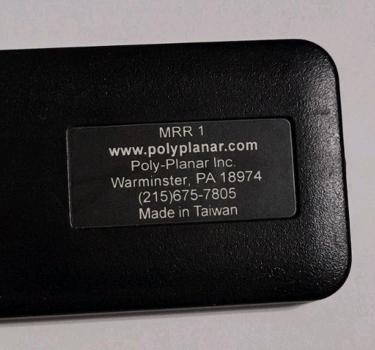 Poly-Planar MRR-1 Wireless Marine Remote Control For MCD-30 CD Changer TESTED