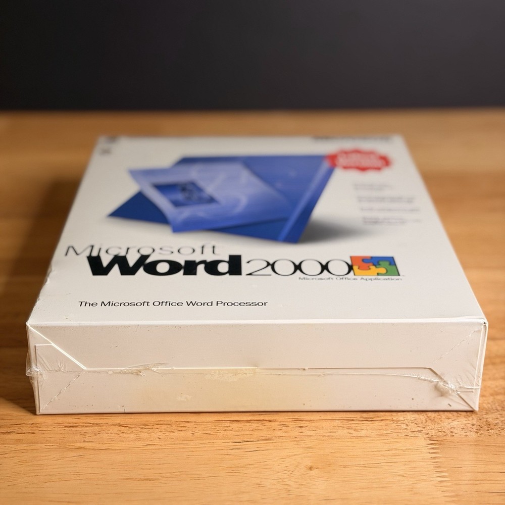 ⚡️RARE NEW Microsoft Word 2000 CD-ROM (Microsoft Office Application) ⚠️SEALED