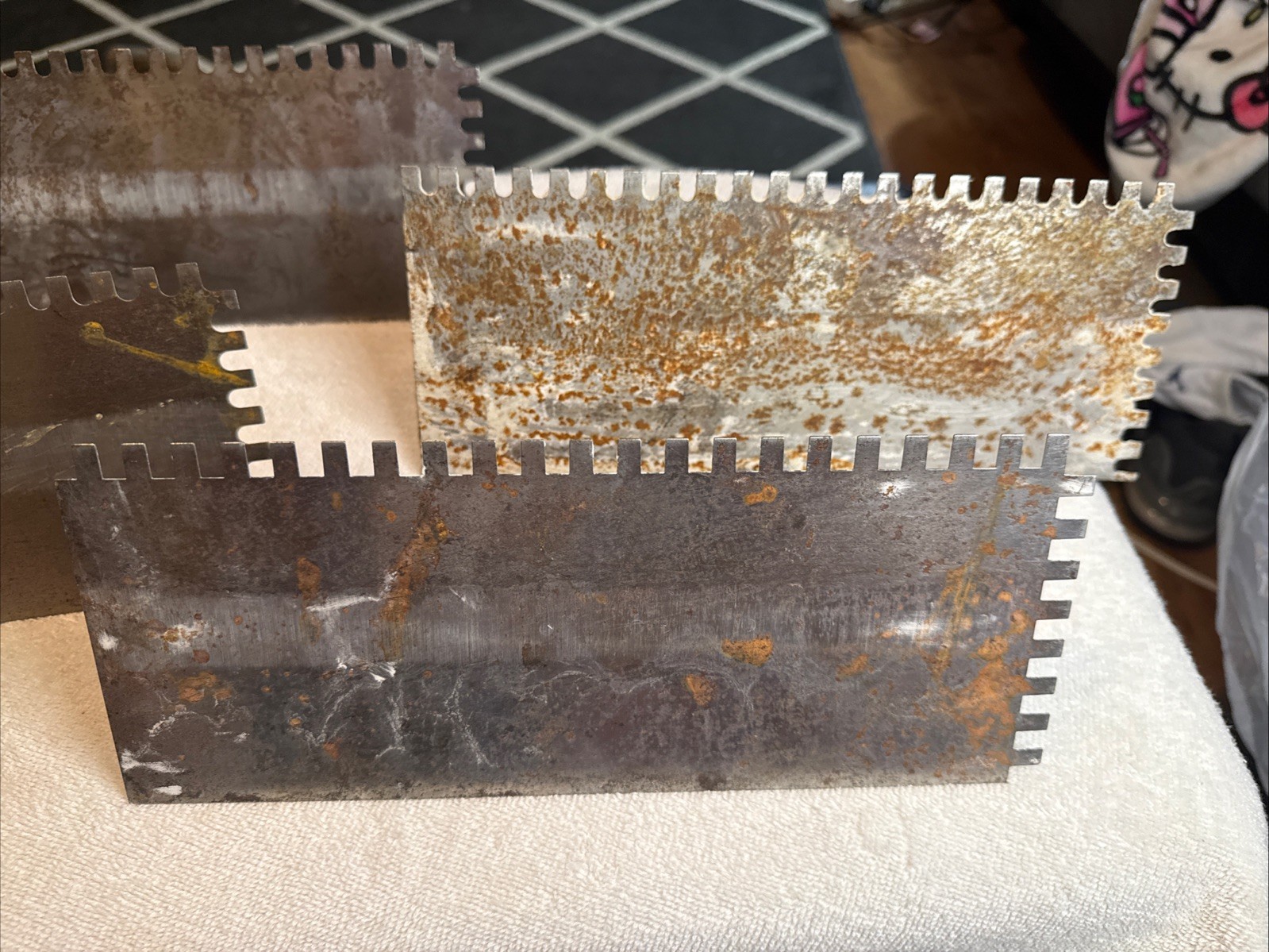 X5 Marshalltown Notched Trowels with Durasoft Handle & Different sizes