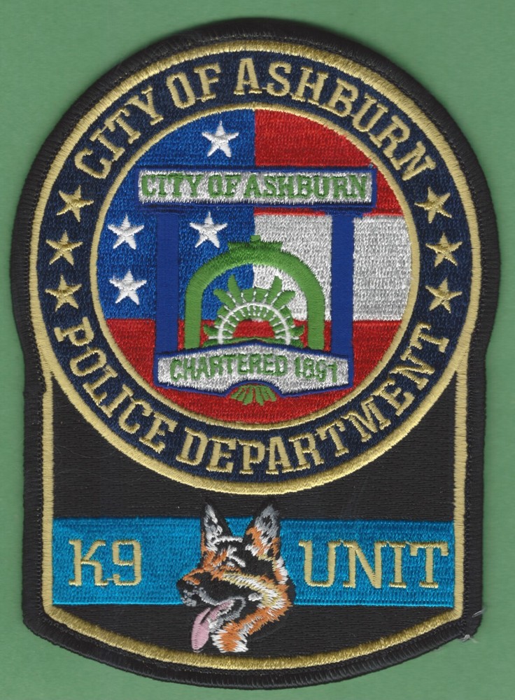 ASHBURN GEORGIA POLICE K-9 UNIT PATCH