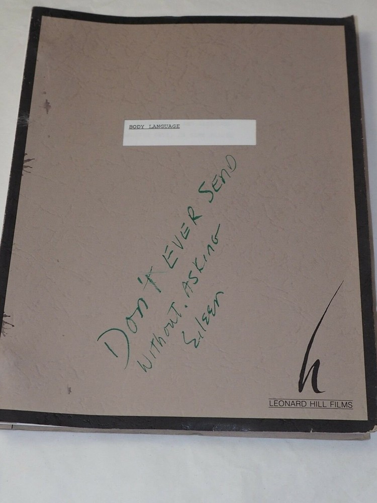 BODY LANGUAGE aka MIKEY & HOT CHEEKS 1992 Movie SCRIPT by Nick Corea