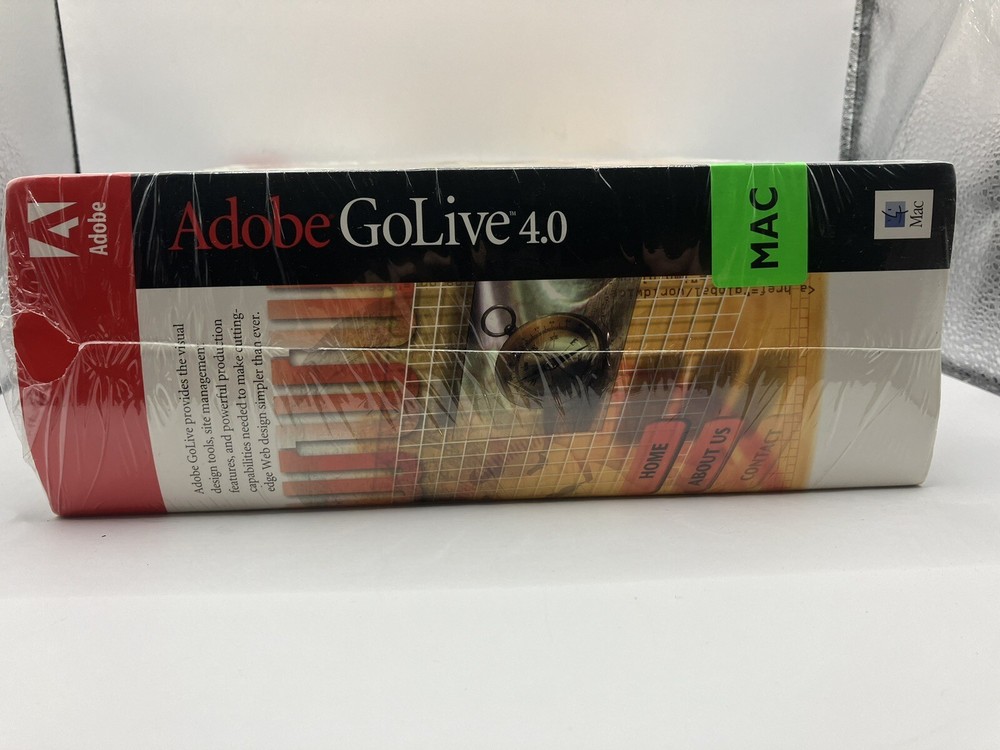 Adobe GoLive 4.0 Educational Version for Mac / with Serial Keys COMPLETE