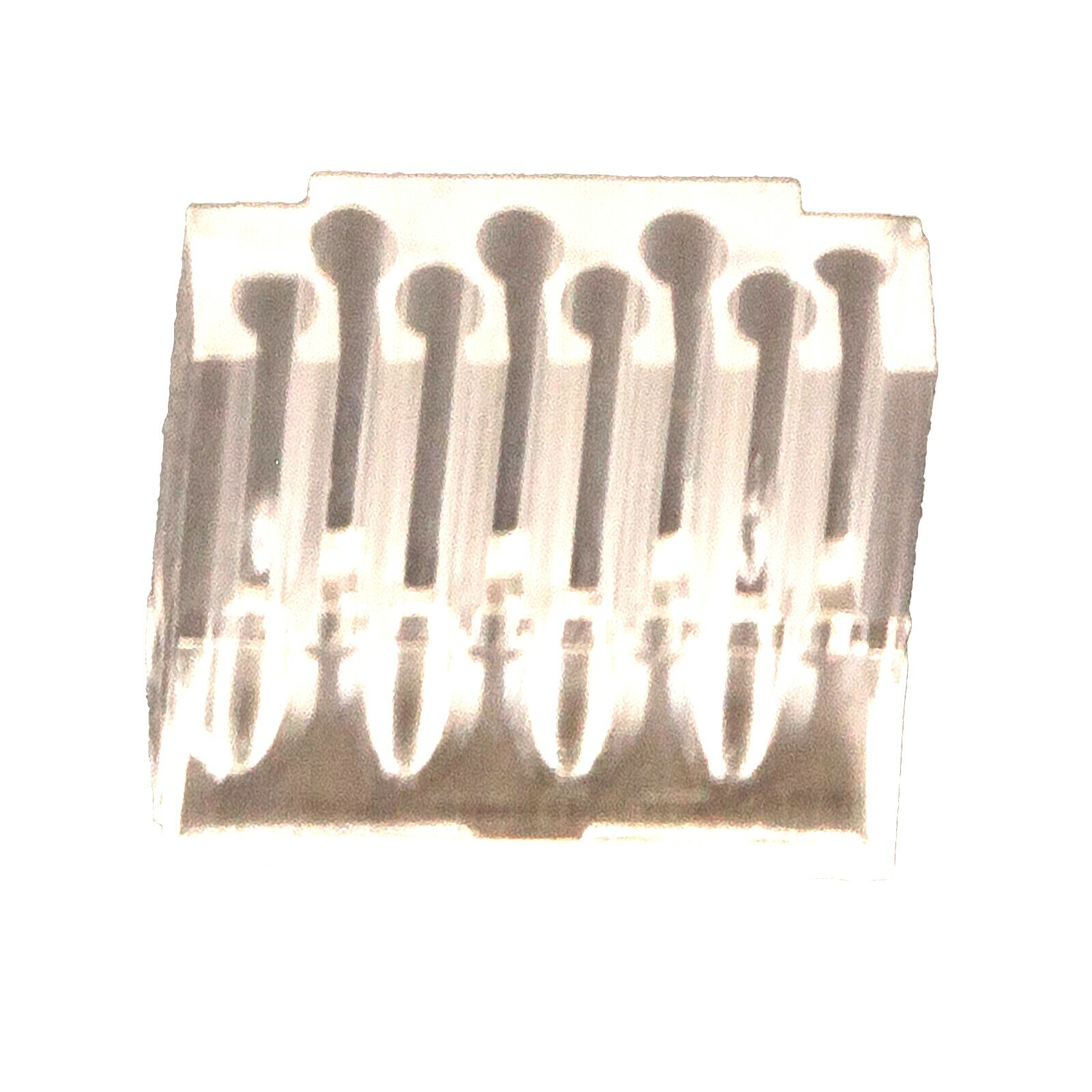 RJ45 Cat6 Modular Plug 8P8C with Load Bar Insert 100 Pcs Pack