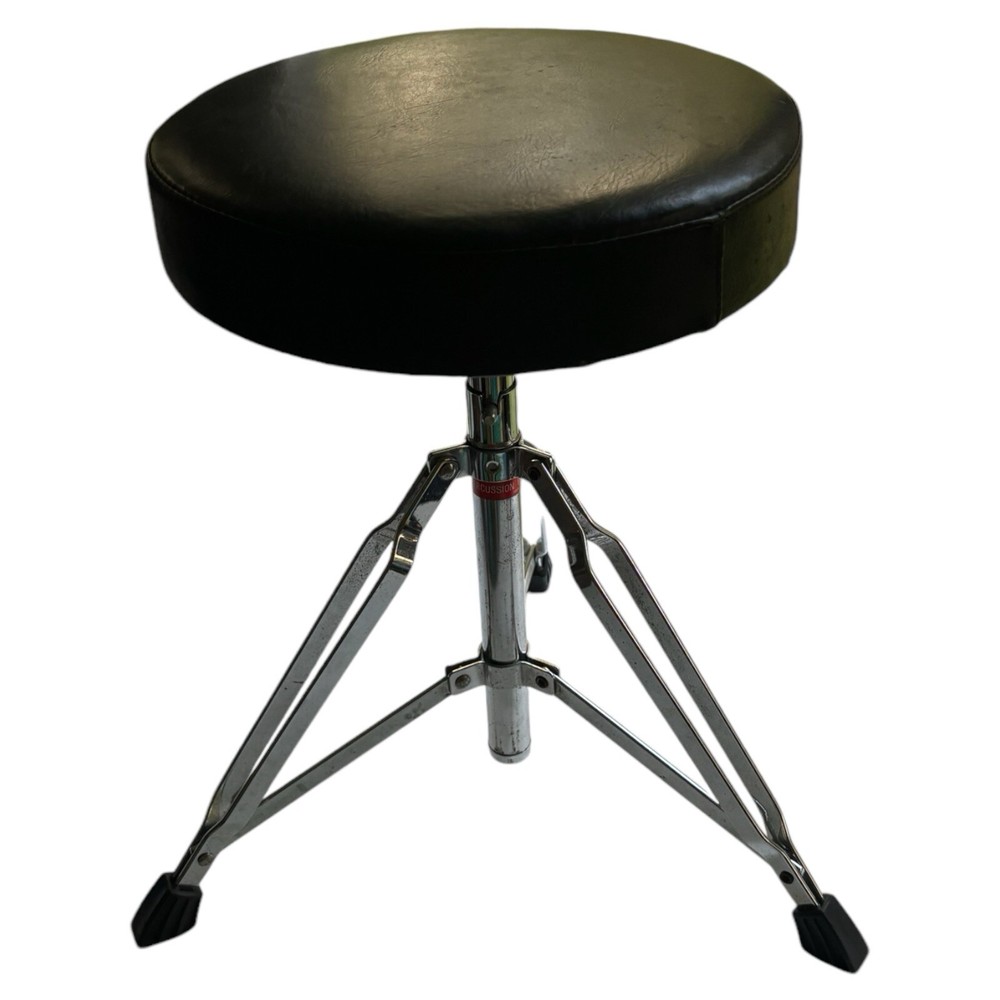 Percussion Plus Collapsible Folding Drum Padded Seat Stool Throne