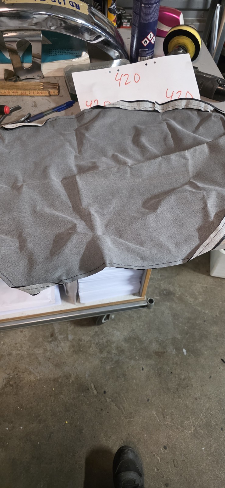 Kawasaki GPZ ZX900 NINJA 1984 RARE NOS Seat Cover 53003-1119