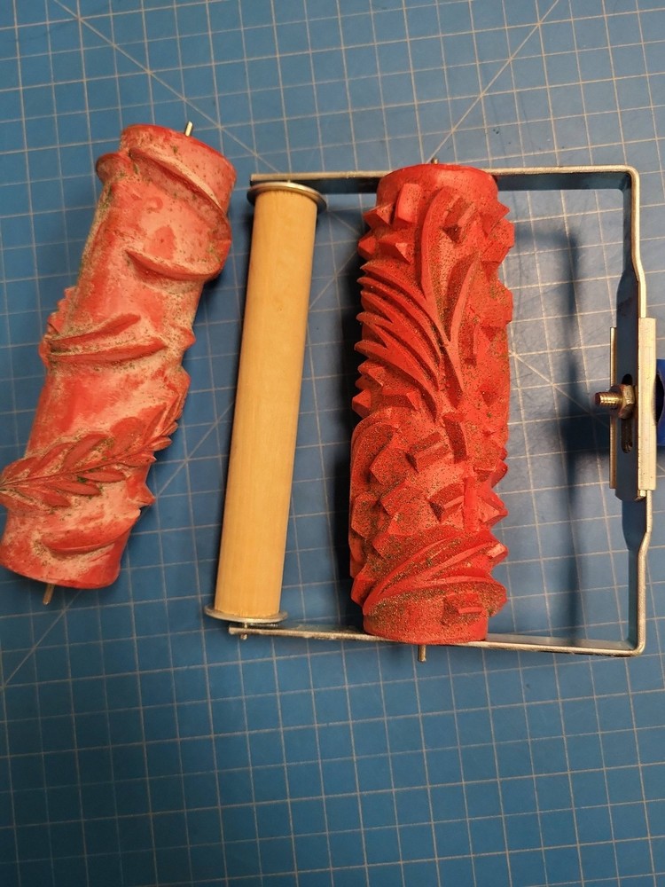 Rollerwall Decorative Painting Kit 2 Pattern Rollers Texture Paint Roller Wall