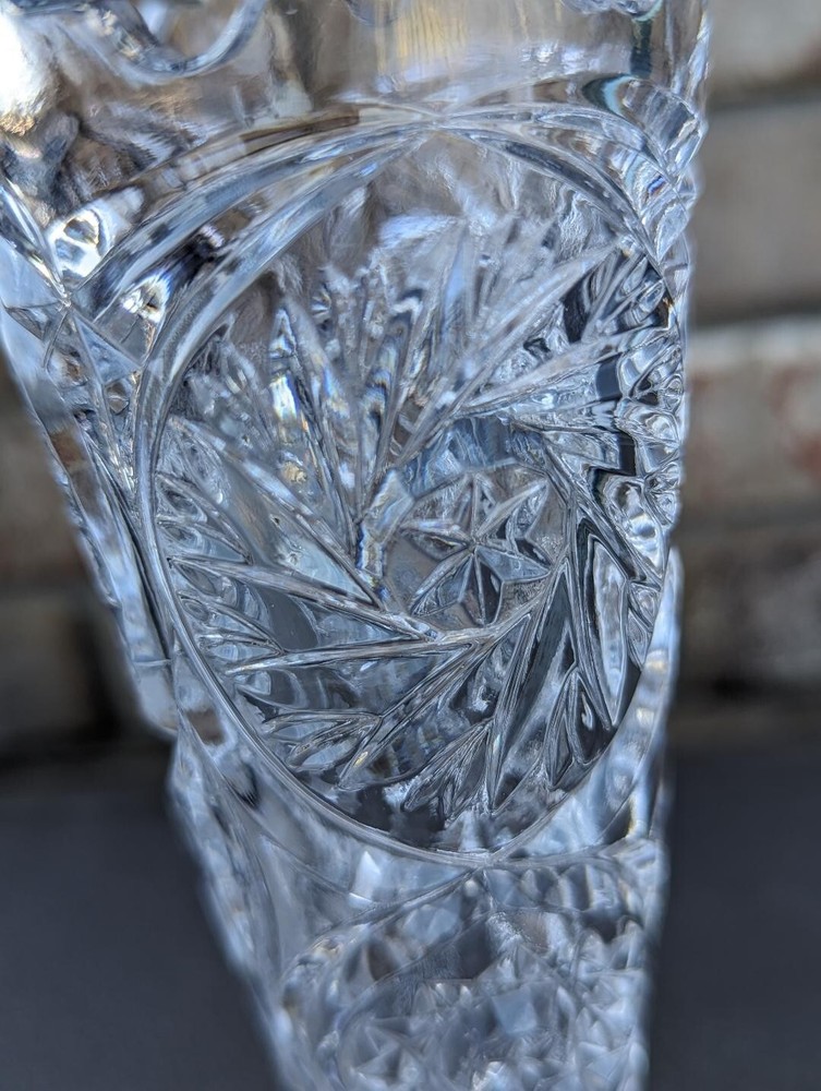 Anna Hutte Crystal Bud Vase, W. Germany