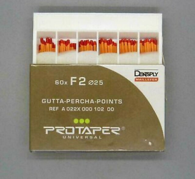 Dentsply Protaper Universal F1 Gutta Percha Points Box of 60 Dental Endo