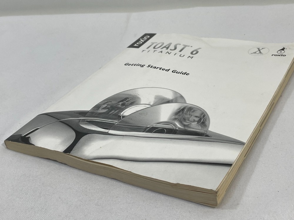 Vintage 2003 Toast 6 Titanium Adaptec CD-ROM Recording Software Mac OS Computer