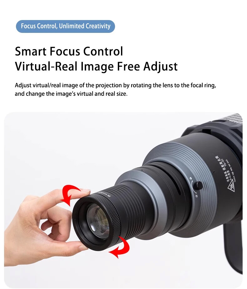 Conical Optical Snoot Spotlight Zoom LED Studio Light Flash Strobe Bowens Mount